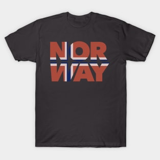 Norway - Flag Design T-Shirt